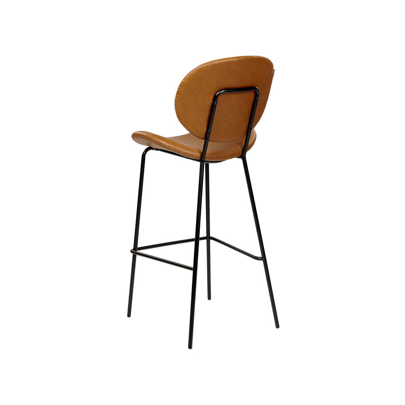 Luana Upholstered Counter Stool with Metal Frame