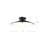 Cruz Glass LED Semi Flush Mount