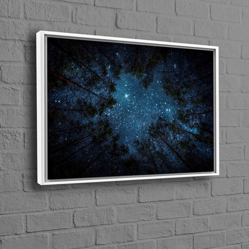 Print on Canvas, White, Framed Print without Mat, 20 cm H x 30 cm W