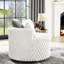 Fauteuil rembourré 3D à roulettes - Créez un coin salon confortable et contemporain pour votre maison