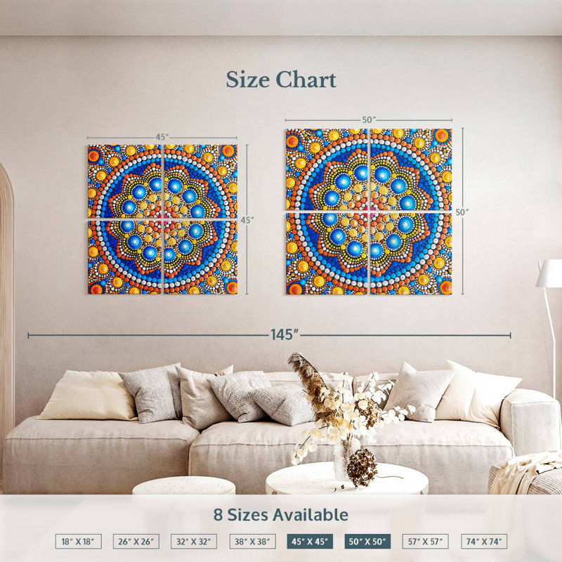 Kerner Decorative Dotted Mandala