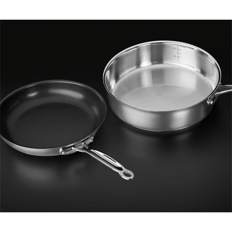 13 - Piece Non-Stick Stainless Steel Cookware Set