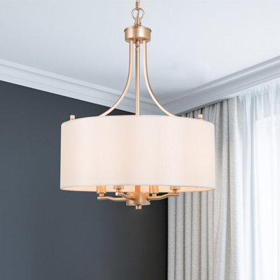 Lidia 4 - Light 16'' W Lantern Drum Dining Room Chandelier