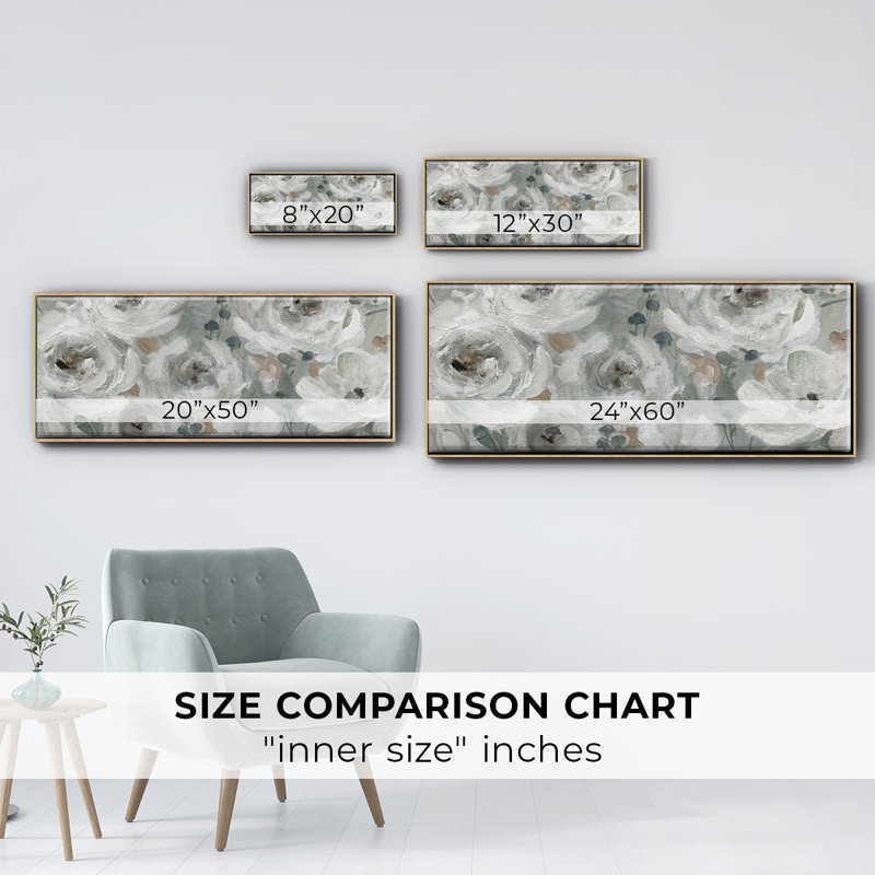 «Neutral Symphony», toile encadrée, H 20 po x l 50 po