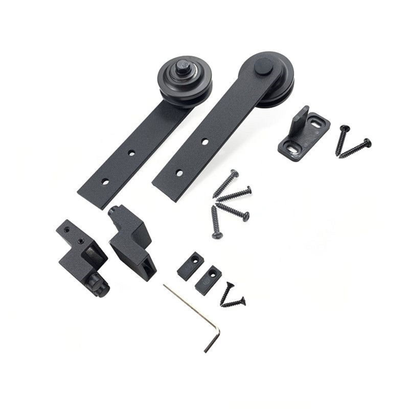 Mini ensemble de rouleaux noirs droits