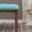Banc rembourré 100% velours