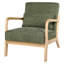 Chaise d'appoint avec structure en bois massif et coussin lombaire amovible-1827536975-1827536972