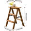 3 - Step Bamboo Small Step Ladder