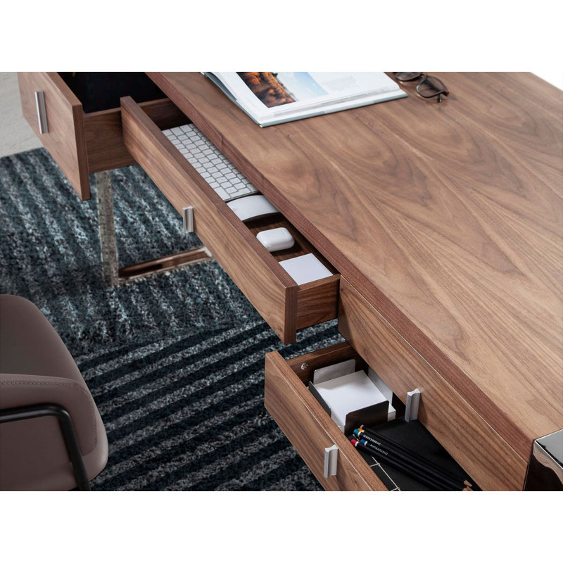 Solid Wood Base Wardrobe Desk