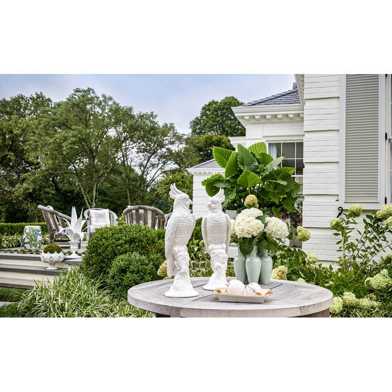2 Piece Cockatoos Statue Set