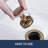 Single-Hole Single-handle Bathroom Faucet with Drain Assembly-81001761