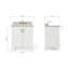 ARIEL TAYLOR 31 IN RECTANGLE SINK VANITY-2104541905-2139050998