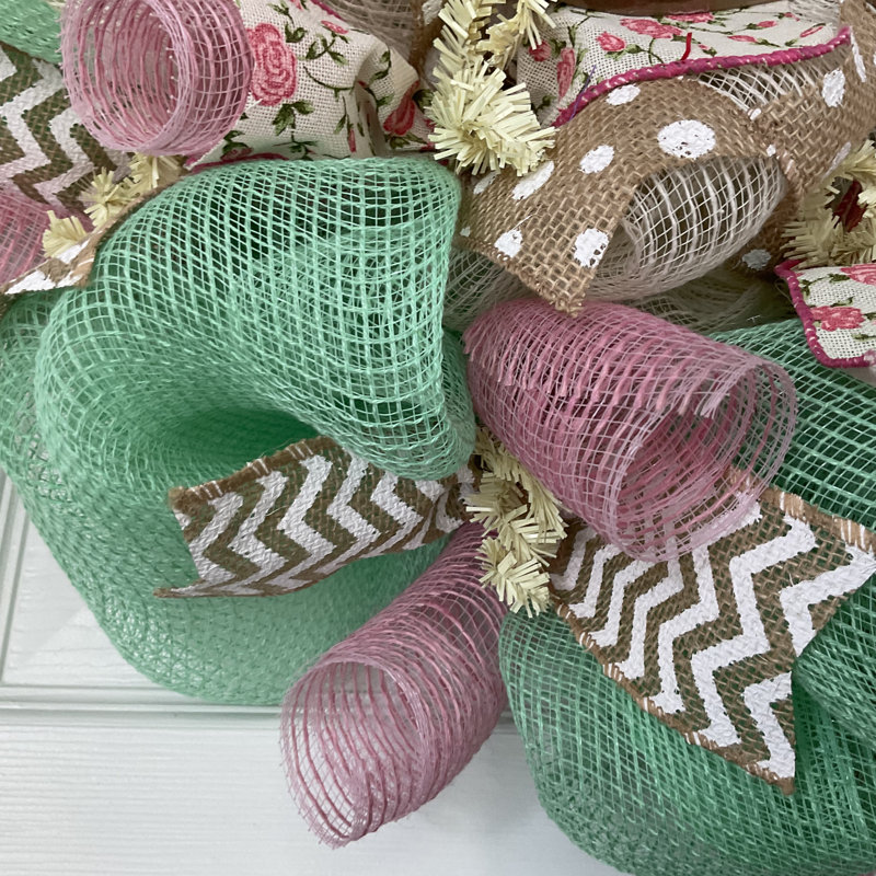 Maille décorative faite à la main intérieure / extérieure Spring Market