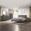 Commode 6 tiroirs Valdemar, finition gris patiné