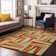 Premium Machine Washable Collett AMF1012 Squares Rug