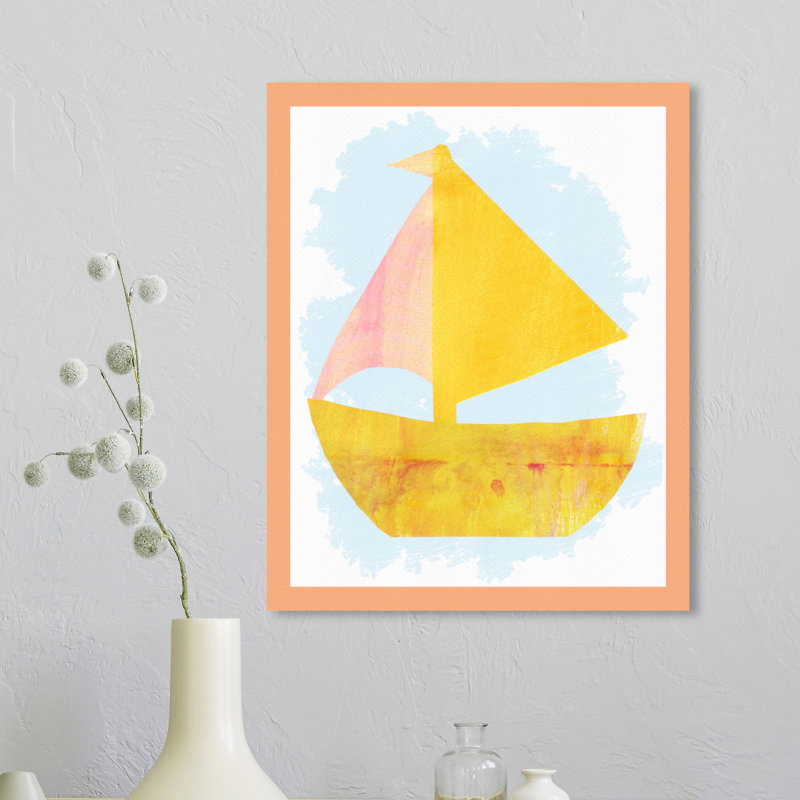 Art sur toile my bateau Feldman, H 16 po x l 13 po x P 1,5 po