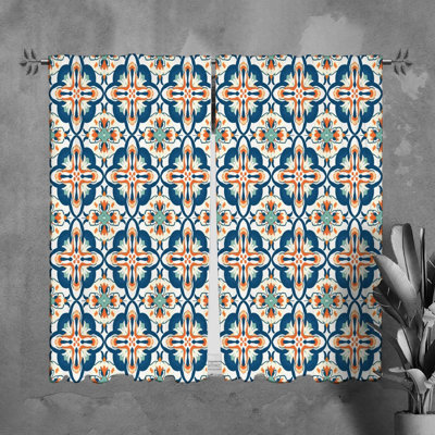 Paire de rideaux obscurcissant en polyester Letthand