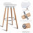 Counter Stool with Solid Wood Frame