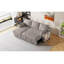 Canapé modulaire, canapé-lit escamotable en L de 90 po avec méridienne, rangement et supports USB-1545126277