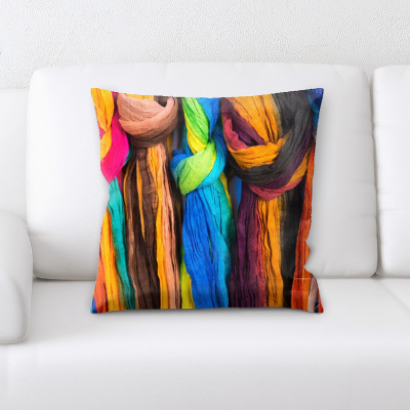 Microsuede Throw Pillow