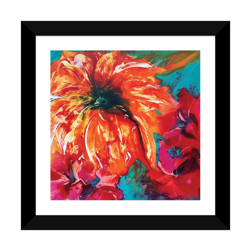 «Tropical Garden III», reproduction d'art, Papier noir, H 24 po x l 24 po x p 1 po