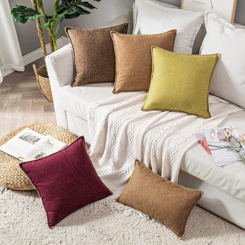 Pillow Cover, Red, 18"H x 18"W