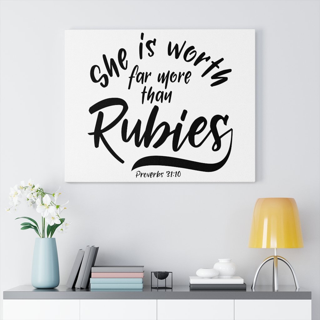 Express Your Love Gifts More Than Rubies Proverbs 31:10 Christian Wall ...