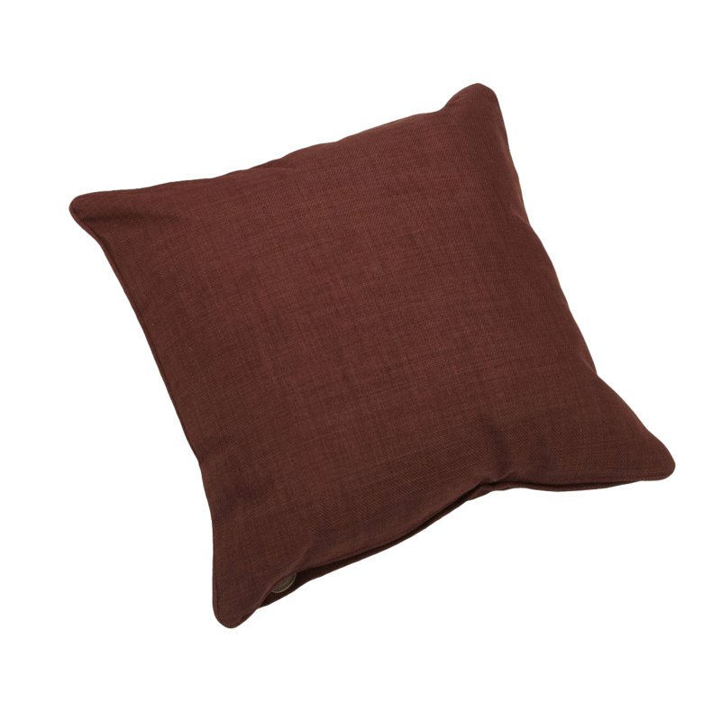 Menzies Outdoor 17" Pillow Cover & Insert, Cocoa