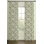 Serafina Peacock Jacquard Curtain in Grey