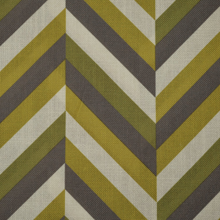 Maritime - Print Zig Zag Pattern Upholstery And Drapery Fabric By The Yard