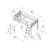 Dirrick Twin Solid Wood Low Loft Bed with Pull-Out Desk-934838229