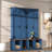 Farmhouse Hall Tree With 4 Hidden Hanging Hooks, 8 Doors, Seating Bench And Shoe Cabinet-664651777
