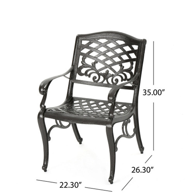 Chaise avec accoudoirs PHOENIX (ensemble de 2)