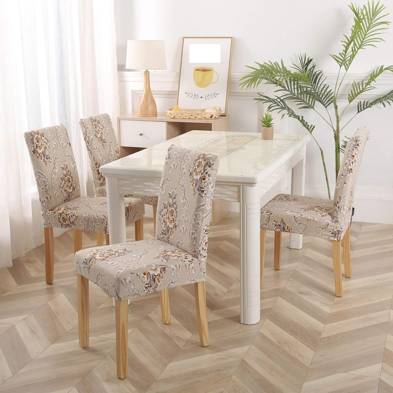 Box Cushion Dining Chair Slipcover, 58 cm H x 48 cm W