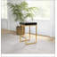 Tabouret rembourré Joel Mid Century Modern Luxury