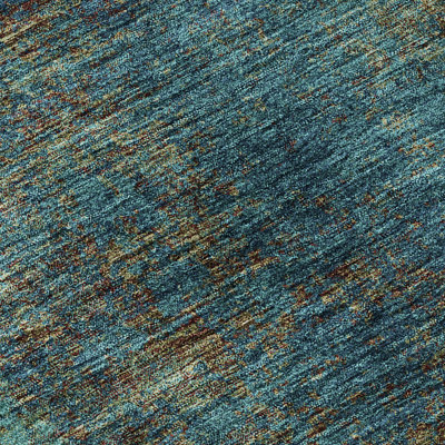 Premium Machine Washable Prisco Teal Rug
