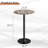 Nuno 2 - Piece 39.5" Pedestal Height Dining Tables, Round Bistro Bar Tables-2117353198-2075608994