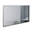 40X30inch Glossy Black Bathroom Accent Mirrors For Wall Rectangle Vanity Accent Mirror Corner Hangs Farmhouse Mirror Modern Metal Framed Rectangular Accent Mirror-424800709
