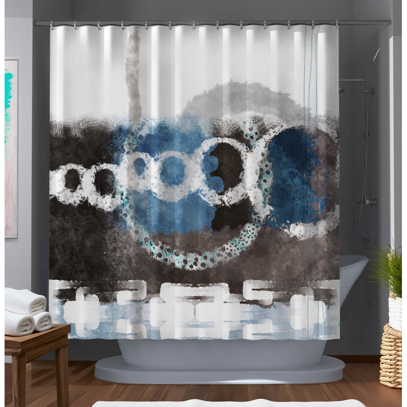 Codeigh Abstract Shower Curtain