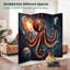 Cloison pliante 4 panneaux Royal Cosmic Octopus-482090061