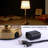 Demetrish Cordless LED Table Lamp with Dimmer, Built-in Rechargeable Battery, 3-Level Brightness, Patio Table Lamp, Bedside Night Lamp, Ambient Light for Restaurant-197601181