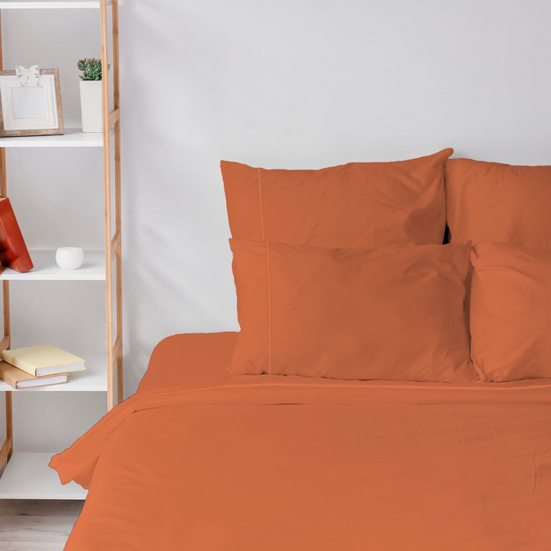 Ensemble de draps 6 pièces en microfibre brossée double ultra douce, feuilles rafraîchissantes avec poches très profondes - Lavable à la machine