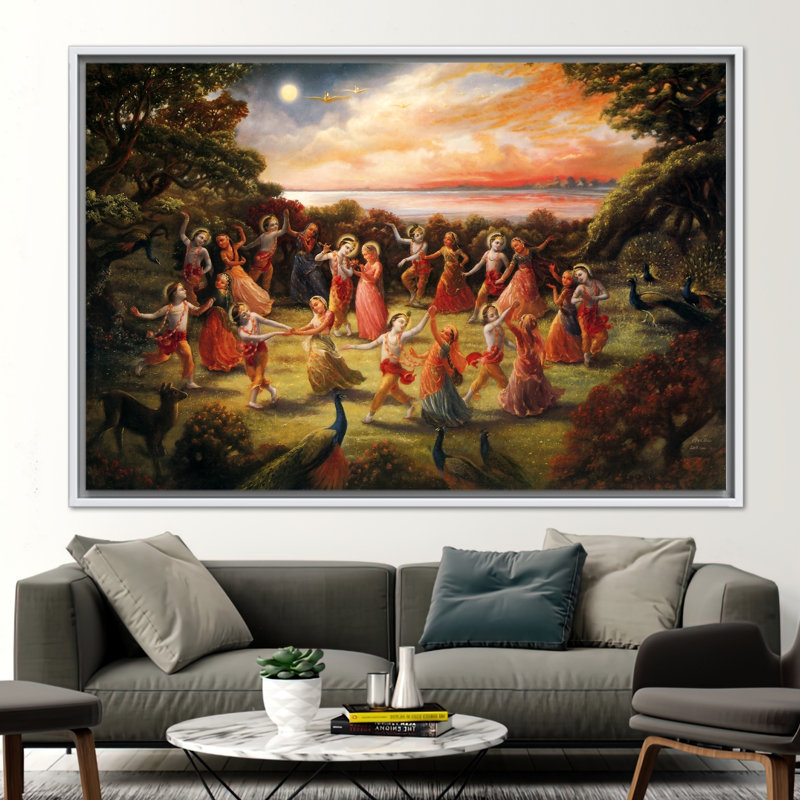 Print on Canvas, White, Framed Print without Mat, 20 cm H x 30 cm W