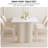 Rectangular Simple Sintered Stone Dining Table Set-105901325