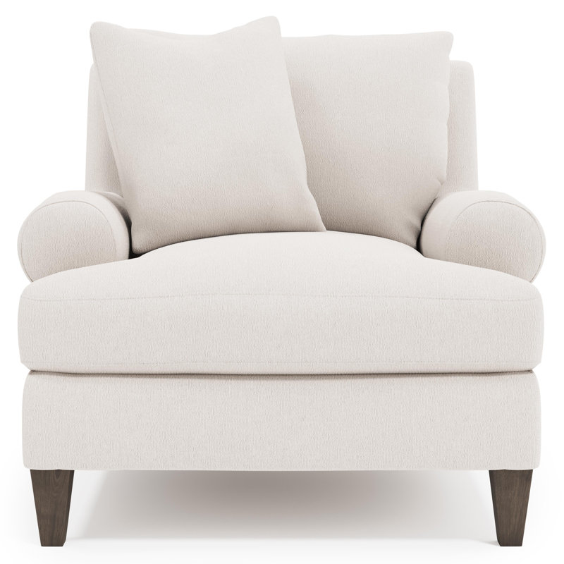 Isabella Armchair, Aged Gray, White 5555-000