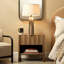 Finley 1 - Drawer Solid Wood Nightstand-1081333884