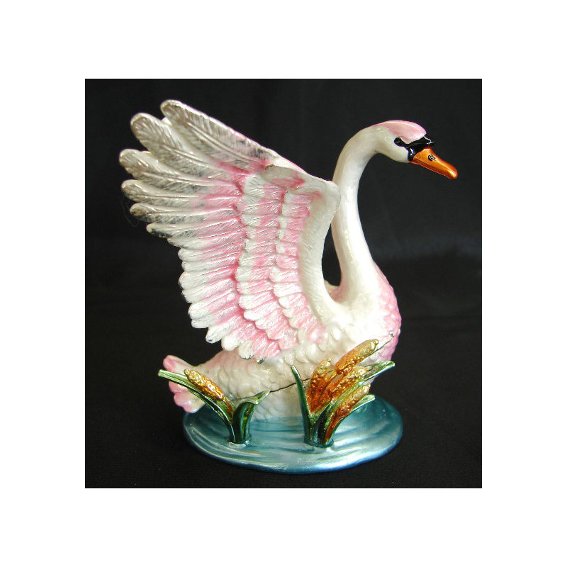 Figurine en oie Bejeweled Feng Shui