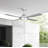 24" Ceiling Fan ½" Inner Diameter Downrod Brushed Chrome Compatible with Fans-1151415012-1151415033
