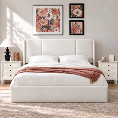 Lit plateforme tapissier Coletti