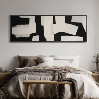 Art mural très grand à formes géométriques minimalistes